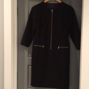 Black Ann Taylor Shift Dress